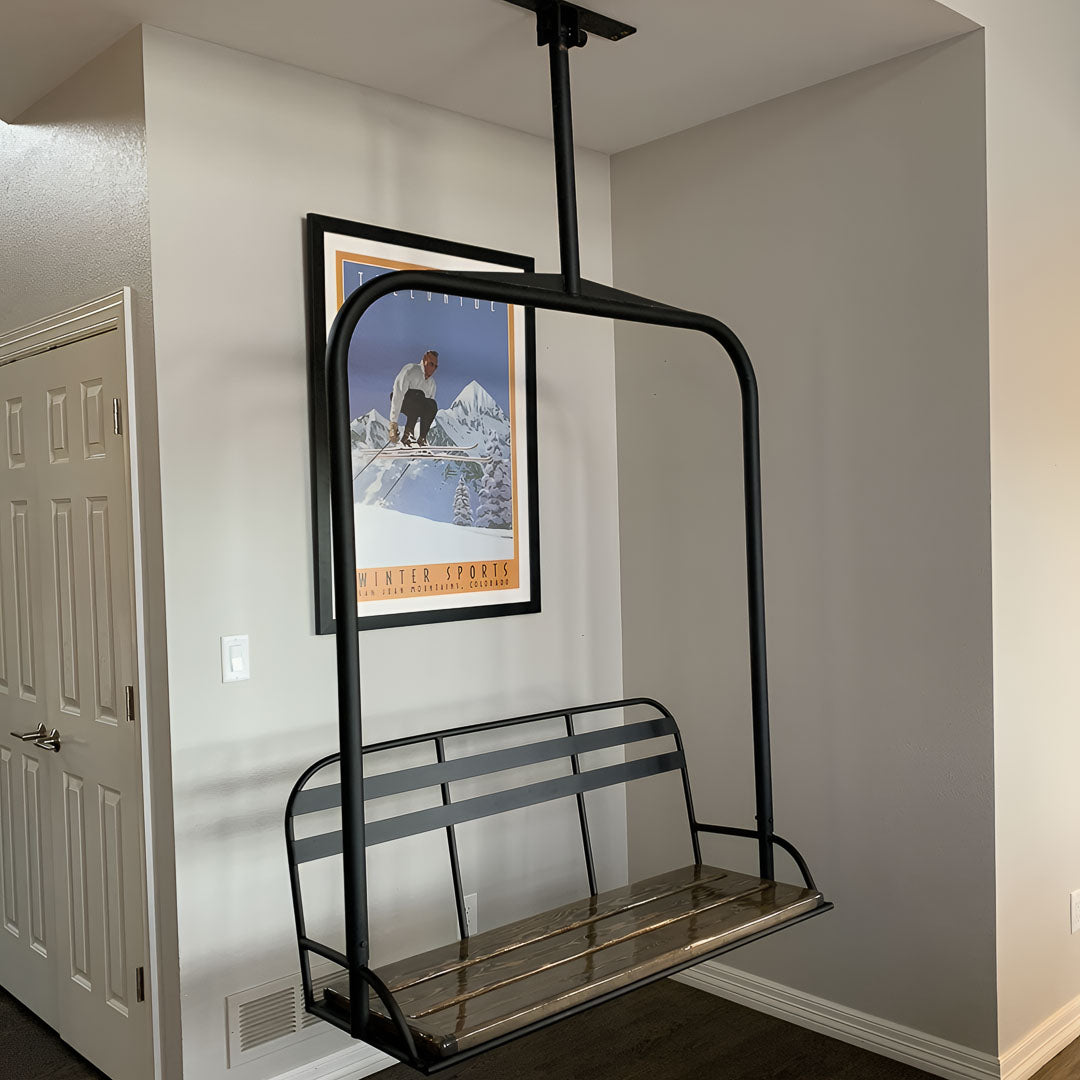 3‑Person Lift Bench - Ski Lifts (Replica)