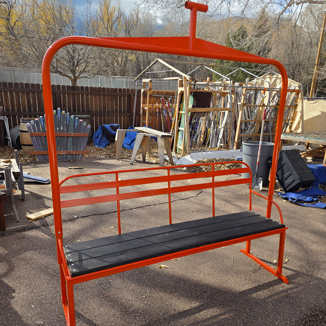 4‑Person Lift Bench - Ski Lifts (Replica)