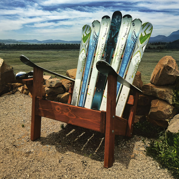 Traditional Low Ski/Snowboard Chair | Colorado Ski Furniture